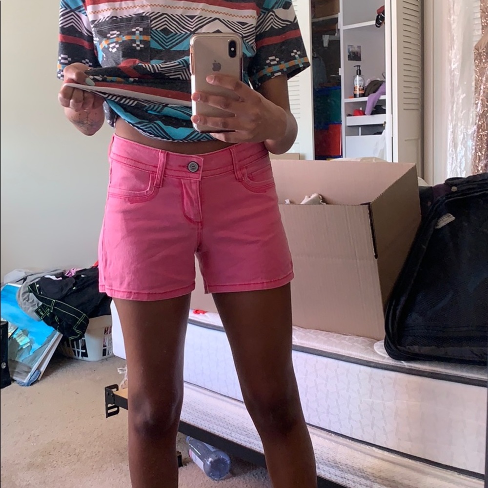 Pink shorts